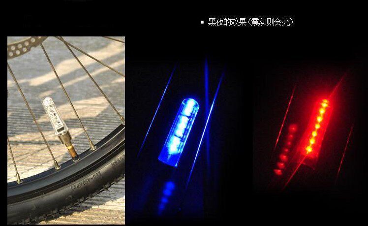 Eclairage pour vélo ANGWAN - feux de Valve - Ref 2398052 Image 8