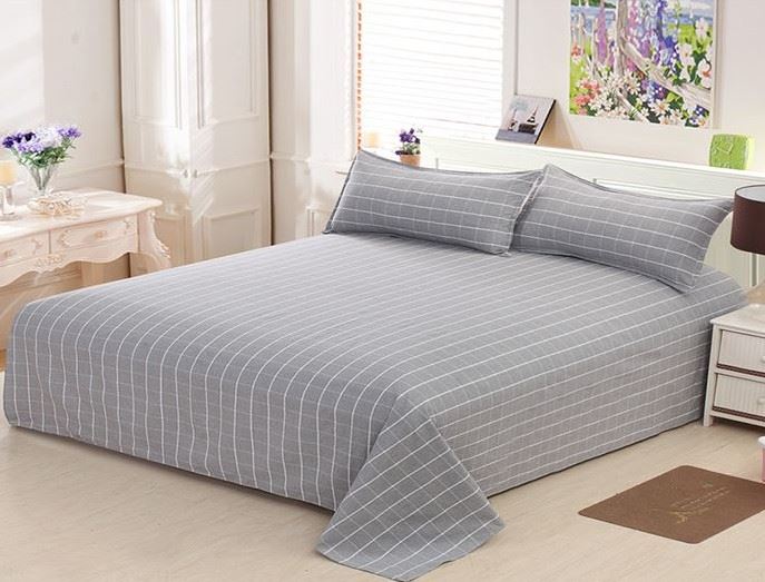 Dormitory Old coarse cloth bed linen Home Girls students rural children beds Travel Grand Kang Thickened family 1 5 m