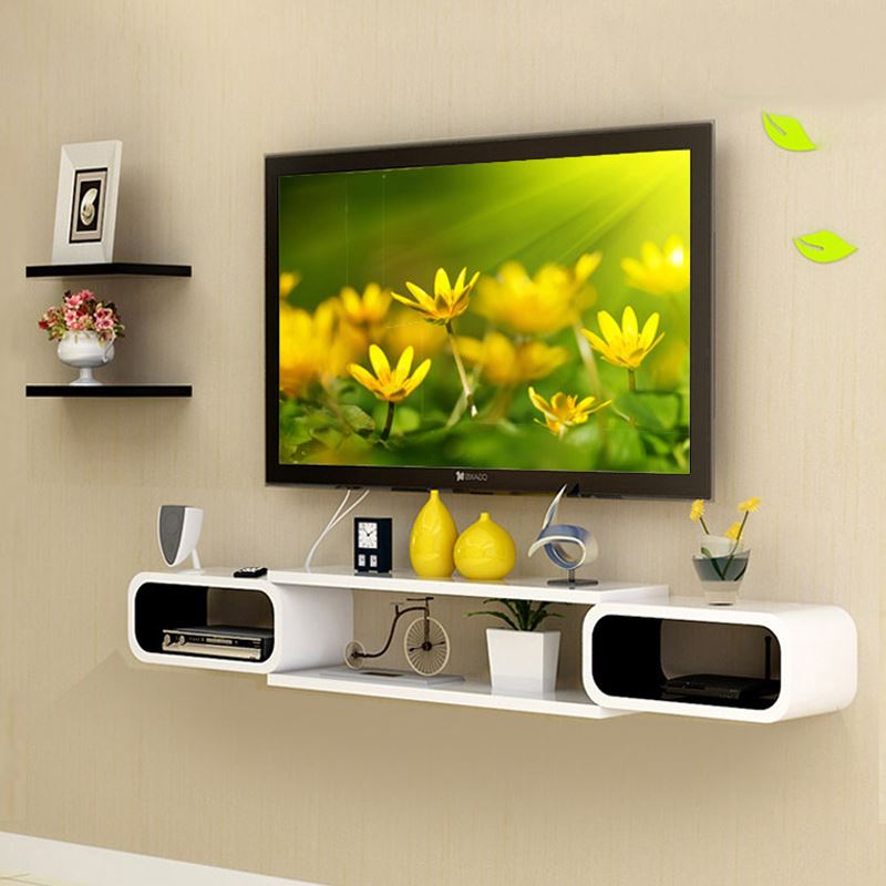 Woody one word partition TV ark white baked lacquer shelf wall buys content to wear wall to hang background wall to wear