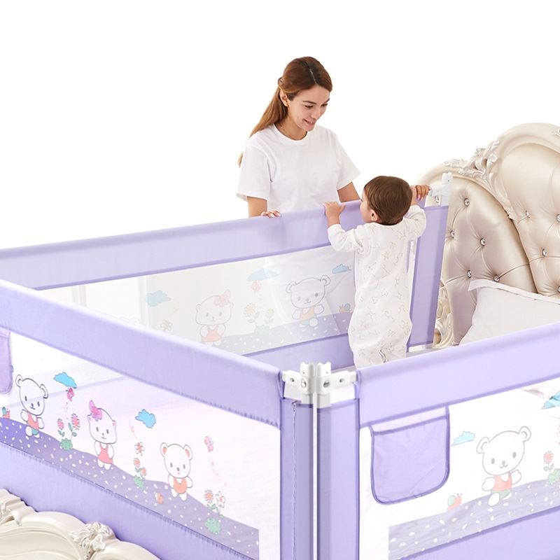 Bed guardrail 2 m 2 2 large bed full fence baby children fall-proof bedside baffle crib sleeping mother falling on one side