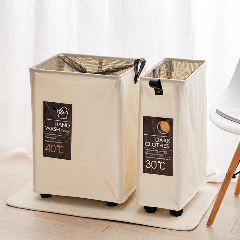 Nordic cloth Clothing Dirty Clothes Frame Containing Basket Dirty Laundry Basket of clothing Fold Stack With Wheels Laundry Basket of Clothes