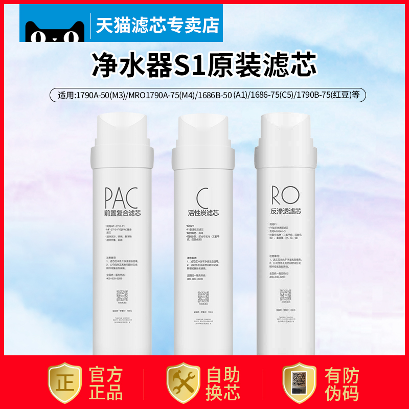 Water purifier S1 filter MRO1790A-50G MRO1790A-50G MRC1686B-50G 1790B-75G 1686-75G 1790B-75G core