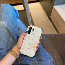 vivoX30 mobile phone case 5g version Net red cute rabbit powder bow small love anti-drop vivox30pro mobile phone case personality creative hipster silicone soft case female protective cover 5g