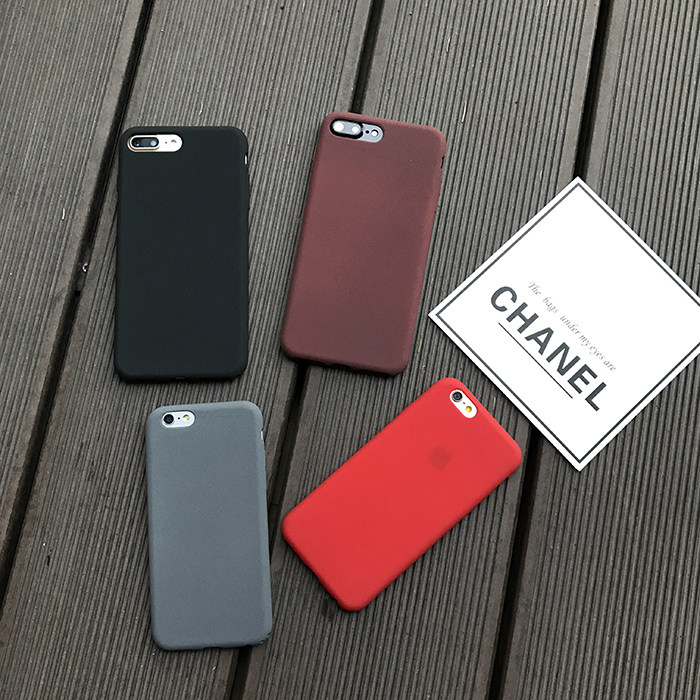 Minimalist apple 7plus mobile phone protection shell Business iPhone7 mobile phone protective shell silicone softshell all-bag border wrestling lovers
