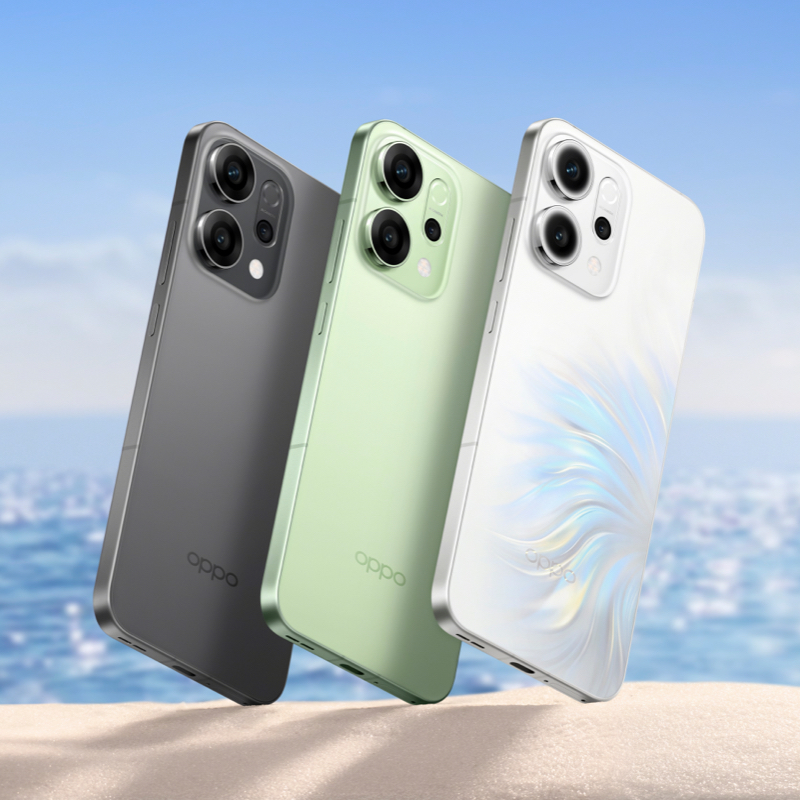 OPPO Reno14 高清长焦实况照片 人鱼姬潮流配色学生拍照国补AI新品手机oppo