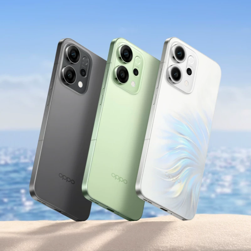 Оригинальный OPPO Reno14 с высоким разрешением телеобъектив, живое фото, Русалочка Ji, модные цвета, студенческая фотосъемка, новый мобильник OPPO