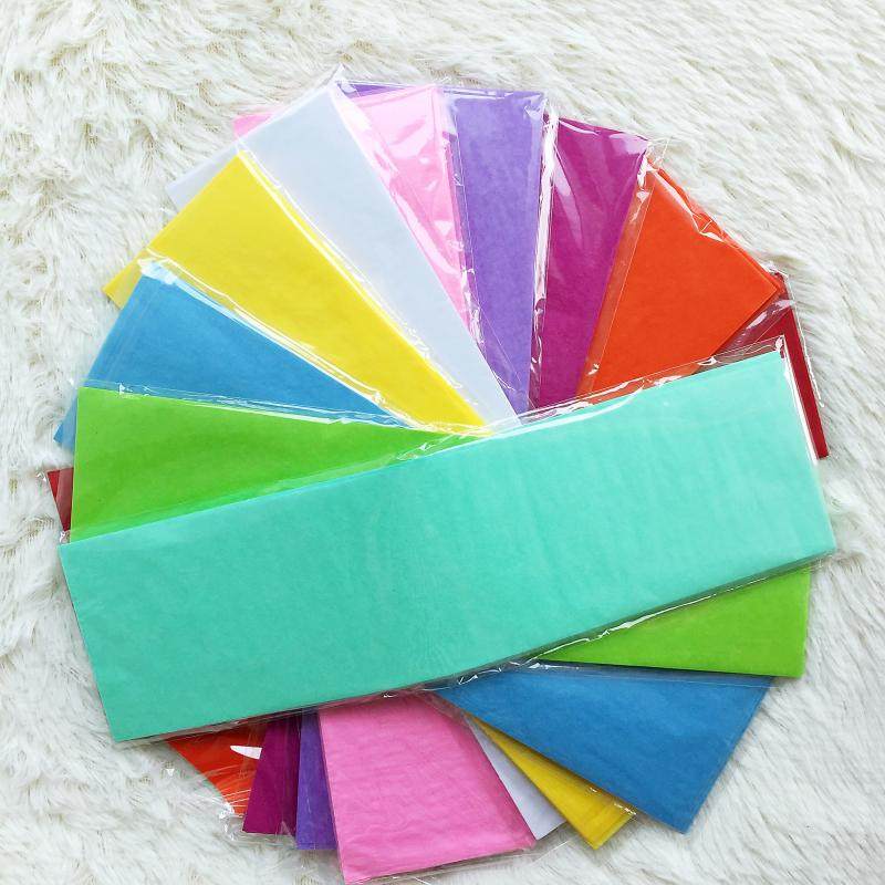 100 sheets 37 * 10cm multi-color candy color pet wool paper Yorkshire long hair dog wrap paper beauty Special