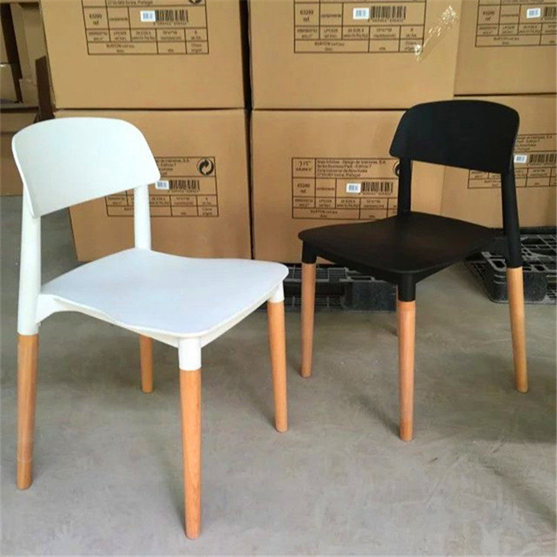 Nordic Style Dining Chair Leisure Chair Yms Talent Chair Modern Minimalist Solid Wood Chair Plastic and other bits chair Negotiations chair