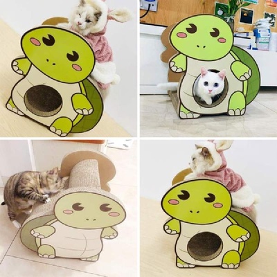 华元宠具立式瓦楞纸小乌龟猫抓板