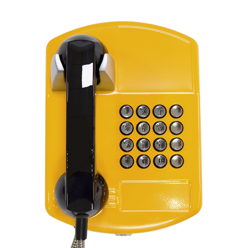 Campus Telephone Wall-Mounted Metal Public Wired and Wireless Family Phone Unmanned Emergency Help Phone