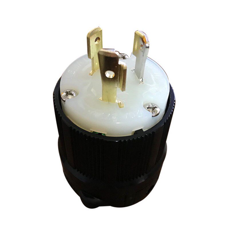 U.S. NEMA L7-20P anti-loose industrial wiring plug to connect small generator flame-proof plug