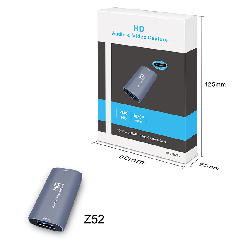 HDMI to USB Female Adapter 4K60Hz High-Definition Video Capture Card HDMI to USB Female Adapter