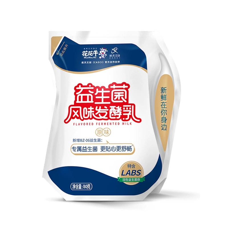花花牛益生菌发酵乳原味180gx12袋