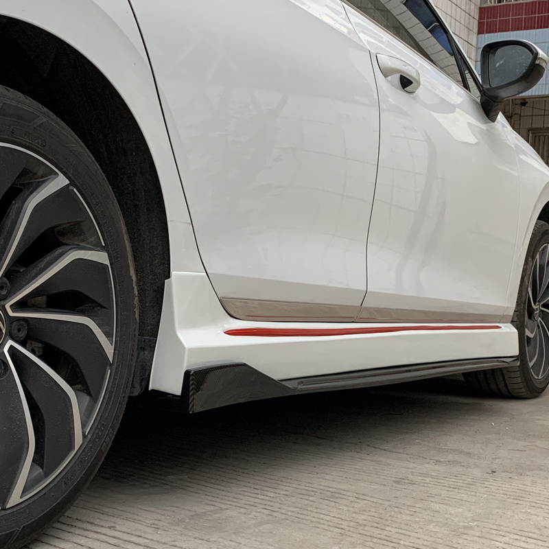 Car Universal Side Skirt Retrofit Side Surround Spoiler lower sills Sill Side Sill Retrofit size Surround Decoration Anticollision anti-rub-Taobao