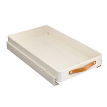 Shuaishi cabinet pull basket kitchen sink for spices and tableware pull-out storage rack deep cabinet drawer storage box