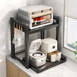 Shuaishi kitchen microwave oven storage rack pull-out oven appliance countertop rice cooker pot integrated storage bracket