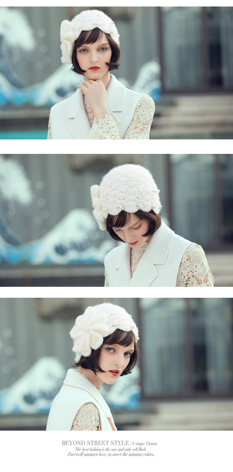 Chapeau pour femme en Mohair - Ref 3234257 Image 15