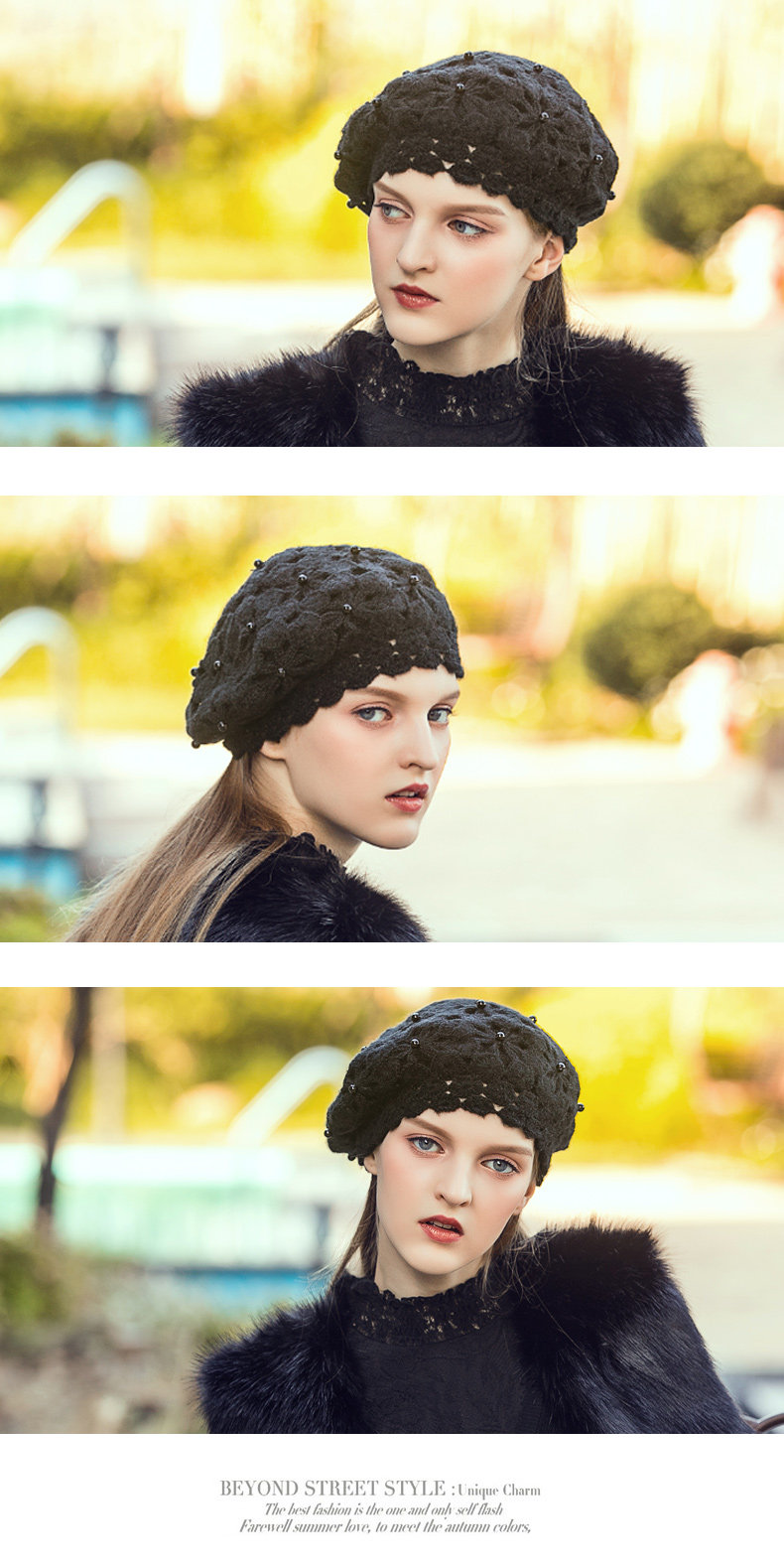 Chapeau pour femme en Mohair - Ref 3234302 Image 20