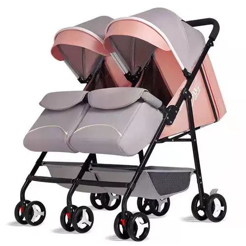 Съёмная складная коляска для близнецов с сидением для выхода на улицу, дракон и феникс, можно сидеть и лежать