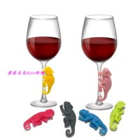 6 флуоресцентных желтых моделей геккона 6