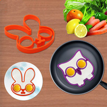 Popular hot selling food grade environmental protection silicone smiley face omelette creative DIY baby rice ball mold smiley face omelette