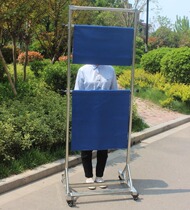 Chest X-ray protective lead screen Lifting radiation protective lead screen Chest X-ray high and low adjustable lead curtain