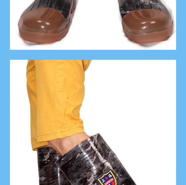 Chaussures - bottes caoutchouc homme pour printemps - semelle tendon - Ref 972652 Image 17