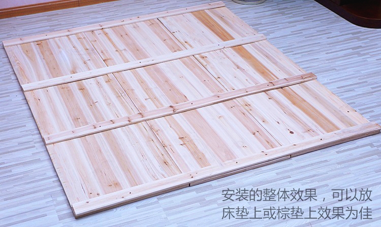 Ưu đãi đặc biệt miễn phí vận chuyển tất cả rắn gỗ áo Giường thông linh sam ban giường board giường đôi đơn 1,5m 1,8 m nôi nệm - Giường giường bọc da