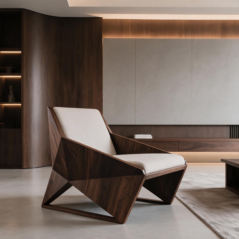 New Model of North American Black Walnut Solid Wood Living Room Sofa Chair, Leisure Chair, Simple Zen Style Hotel Reception Single Chair New Model of North American Black Walnut Solid Wood Living Room Sofa Chair, Leisure Chair, Simple Zen Style Hotel Reception Single Chair