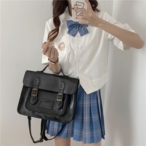 jk bag package summer 2021 new day faculty wind mix with uniform bag large capacity hand double shoulder briefcase skew satchel