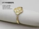 Jingchengyi phụ kiện đồ trang sức trực tiếp cung cấp một nửa mới mạ bạc 925 bạc vàng ngọc trai nhẫn trống - Vòng đeo tay Cuff