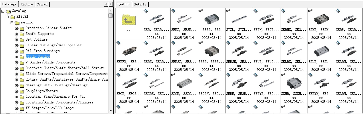 米思米MISUMI-2015-3D选型软件|solidworks标准件库