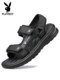 Playboy Men's Shoes 2025 Summer Breathable New Men's Sandals Sandals Slippers Sports Soft Sole Outerwear Beach Shoes