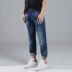 CHEVIGNON Shang Feiyang Quần dài nam xuân hè mới chải tay hạ eo quần jeans chuẩn - Quần jean