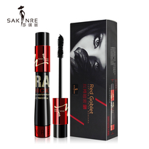 Shaqili mascara waterproof long curly thick non-smudging encrypted elongated quick-drying type