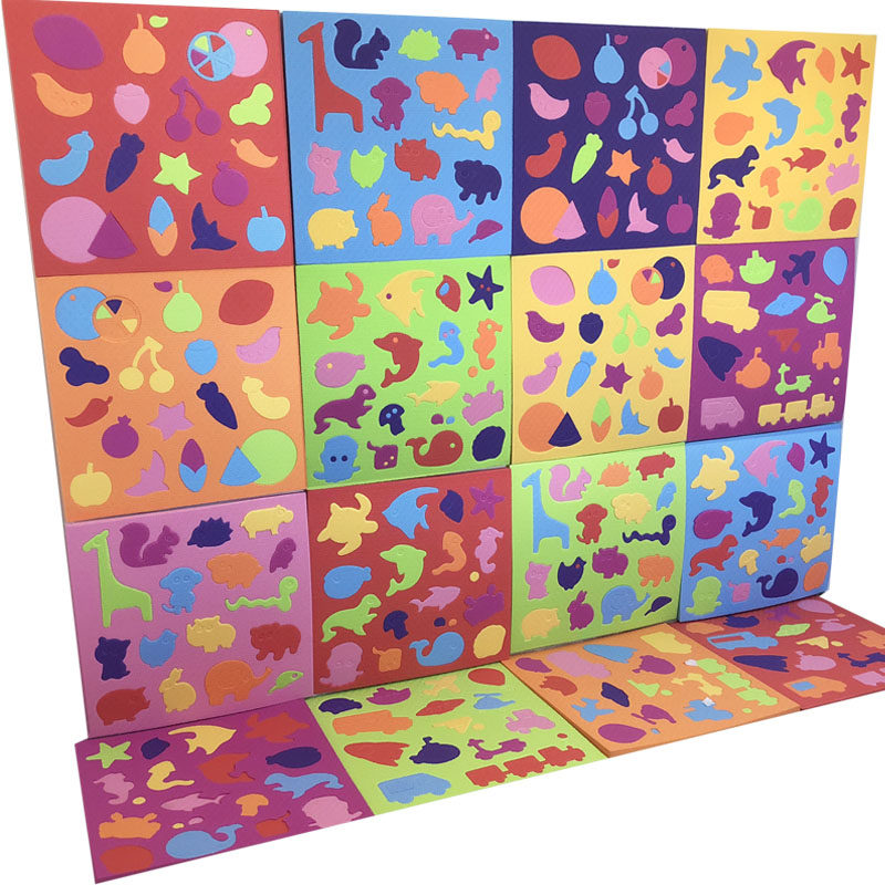 Kindergarten Wall Game Puzzle Children's Tabletop Foam Toy Indoor Anticollision Building Block Mid-Class Area Activities