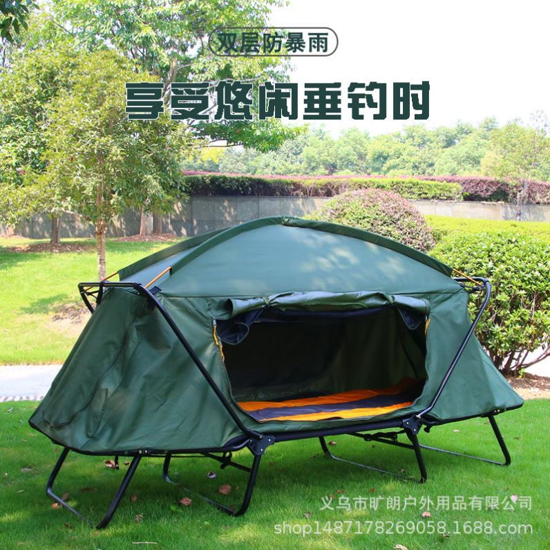 Outdoor equipment field camping supplies self-driving tour travel single fishing special tent anti-storm rain off the ground automatic