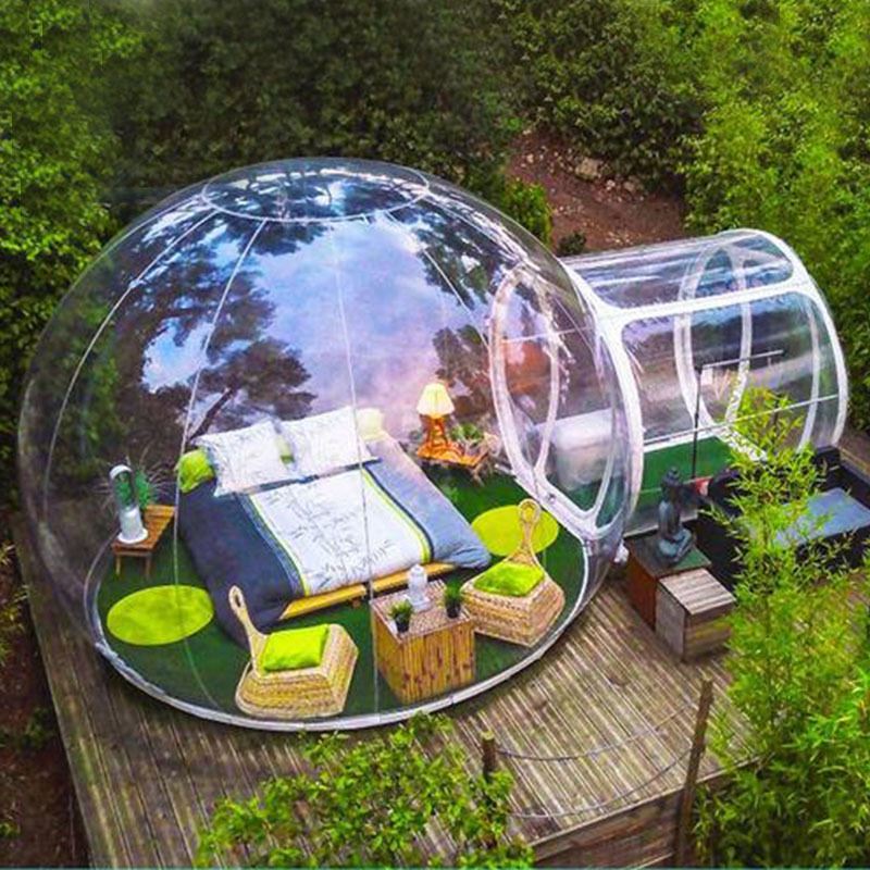 Internet celebrity bubble house transparent tent transparent bubble house homestay inflatable tent house tent outdoor camping thickened