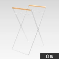 Железный мусорный стойка белый