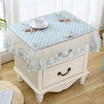 Cover Cloth Multi-use Towels Small Tablecloth Minimalist Modern Printer Dust Cover Hood Lace Bed Head Cabinet A Pair Of Geb