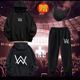 Three-piece set Jiahao suit Alan Walker sweatshirt dance group the same style to wear strong brother mask clothes 1/2