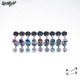 shinma18G insert rod type PUSHIN zircon rhinestone ball insert rod nose nail ear nail ear bone nail lip nail