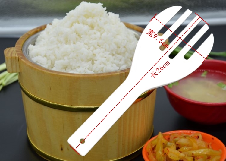 Korean five-finger spoon large rice cooker special large rice spoon thickened and lengthened odorless non-stick large rice fork rice spatula