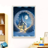 蒙娜丽莎 Cross -STITCH 2023 Новая линейная вышивка гостиной ежемесячно светород