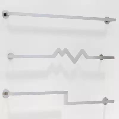 Golden Marriott clothing store display stand on the wall is hanging pole men's and women's clothing store Wall Wall Wall bar iron display rack