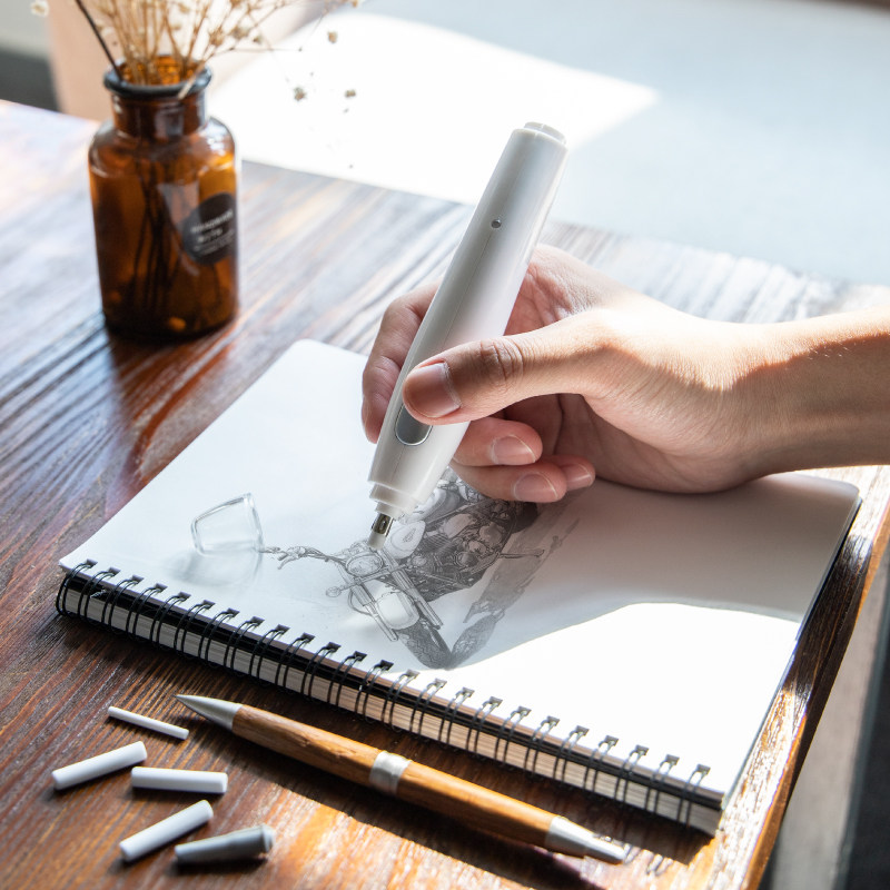 Electric rubber eraser high-photo sketch multi-function automatic art supplies students are exclusively wiped clean without leaking marks