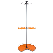 Rotating clothes hanger wardrobe corner rotating rack cloakroom corner cabinet hanging clothes hanger corner floor-standing round wardrobe rack