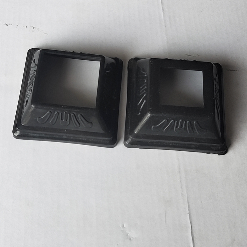 Black plastic flower cover paint-free decorative cover Plastic flower tube cover plastic cover guardrail decorative cover plastic french cover