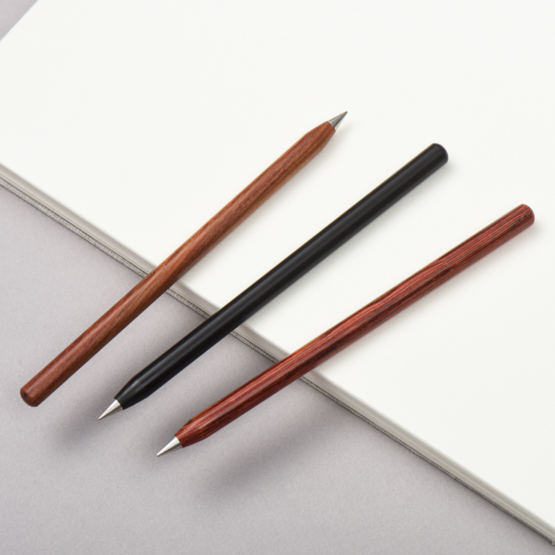 Creative eternal pen Metal pencil without ink Pen Sketch painting Multi-function pen Student free lettering send teacher Personalized high-end company business gift customization