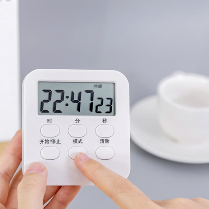 Electronic timer small alarm clock student to do the exam and study timer can be muted and multifunctional reminder kitchen to bake